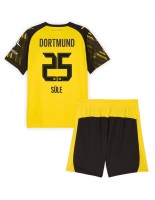 Otroške Nogometnih dresov Borussia Dortmund Niklas Sule #25 Domači 2025-26 Kratki rokavi (+ hlače)